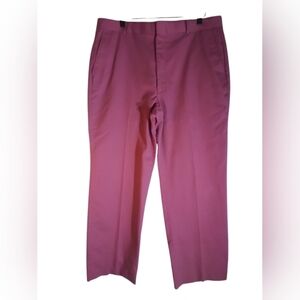 Vtg Sears Sportswear Men's Pants Size 36/30 Dark Pink Office Resortwear Workwear